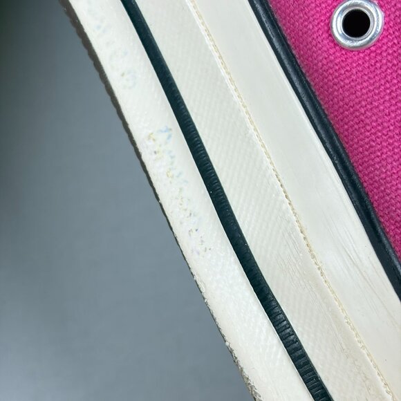 Converse Chuck 70 High Top Canvas Sneakers Womens 10 Pink White Lace Up - Picture 7 of 12